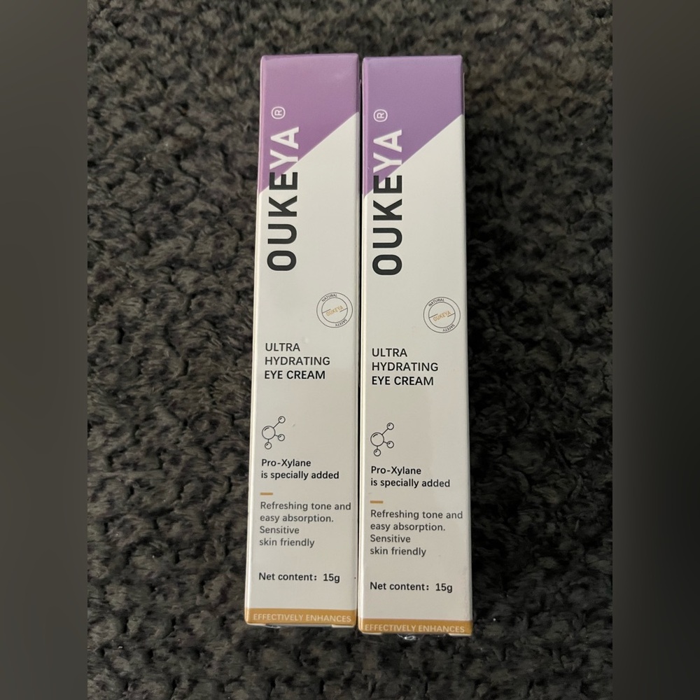 Oukeya ultra Hydrating eye cream 2 new in box lot makeup deal bundle